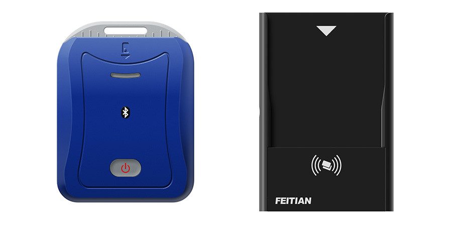 FEITIAN bR301BLE and bR500 series Bluetooth(LE) Smart Card Reader supports flexible customization for customers